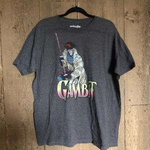 Gambit Marvel Grey Tee Unisex XL